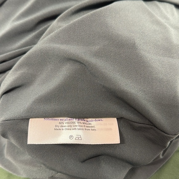 Mm Lafleur The Morgan 1.0 Dress Long Sleeve Wrap Midi Heavyweight Green Size 12 - Picture 10 of 12